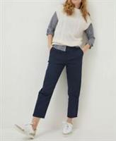 Fat Face Women's Aspen Navy Tapered Chinos - UK-26 Regular