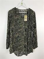 Fat Face Women's Faye Wild Paisley Tunic Blouse Size 12 Ivory RRP £49 New F2 - 12 Regular