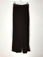 FatFace Copper & Black Women's Ava Velvet Wide Leg Trouser Brown Size 18 BNWT F2 - 18 Regular