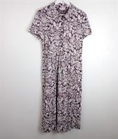 Seasalt Mainland Rustic Floral Dress Jersey Purple Buttoned Size 12 NEW F2 - 12 Regular