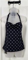 Fat Face Trinidad Cut About Tankini Black/ Navy Size 12 Uk Rrp £28 CR055 JJ 13 - 12 Regular