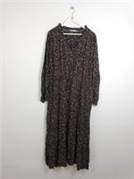 Fatface Women's Dahlia Ditsy Marks Maxi Dress Black Size 22 Reg RRP £69 NEW F2 - 22 Regular