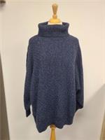 FATFACE Navy Amara Roll Neck Knitted Jumper UK 20 NWT - 20 Regular
