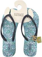 FatFace Flip Flops Floral Pattern Rubber Straps Size 39 1 NMJ001