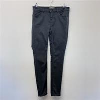 Fat Face Five Pocket Jeggings Size 12 Long Tall Grey Cotton Stretch New - 12 Tall