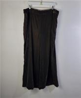 Fat Face Copper & Black Ava Velvet Wide Leg Trousers Brown Size 18 New - 18 Regular