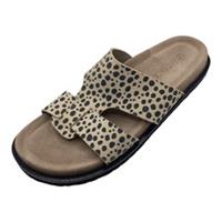 Fat Face Womens Ladies Edie Natural Leather Flat Slip On Sandals Size UK 7 New