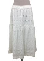 FatFace Women's Dress Size 10R White Broderie Anglaise Tiered Drawstring New - 10 Regular