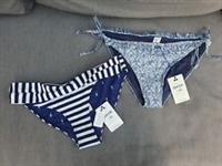 New! 2x Pairs Fat Face Bikini Bottoms Size Uk12 Blue Bnwt - 12 Regular