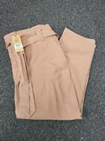 Fat Face Paperbag Dusky Pink Trousers. Size 24. BNWT. PP101925. - 24 Regular