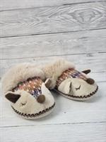 Fat Face Floral Knitted Fox Mule Slippers Size S 3/4. BNWOT. PB