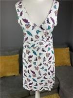 Bnwt Fat Face Butterfly Print Dress / Tunic Womens Size Uk 12 Ref#M4 - 12 Regular