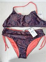 BNWT Fatface Bikini Size 12 Animal Spot Tie Bandeau Halterneck - 12 Regular