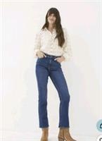 Fat Face Womens Brooke Bootcut Indigo/Blue Jeans Size 24 Short BNWT RRP £59 - 24 Regular