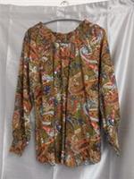 Fat Face Danni Prairie Paisley Tunic - Green - Size 14 - BNWT - RRP £55 - 14 Regular