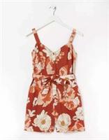 Fat Face Floral Playsuit size 8 With tags Patsy Linear Blooms - 8 Regular