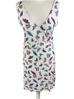 Bnwt Fat Face Butterfly Print Dress / Tunic Womens Size Uk 12 Ref#T2 - 12 Regular