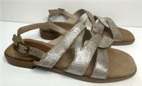 New! FatFace UK3 Eu36 US5 gold sparkly strappy Coco leather sandals
