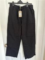 Fatface Black Spring trousers Size 10r - 10 Regular