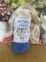 NEW Fat Face Boys 3 Pack Short Sleeve T-Shirts 12-13 Years Nautical RRP &pound;39.50