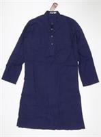 FatFace Womens Blue Size 10 Cotton Collared Long Sleeve Shirt Dress - 10 Regular