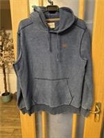 Fat Face Hoodie Mens Small Denim Blue Sweatshirt Travel - S Regular