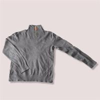 Fat Face Quarter Zip Sweatshirt Jumper Fleece Size S Mens Grey Cotton - S Regular