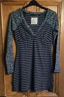 Brand New Women's Fat Face Blue Striped Dress Size 12 - 12 Regular