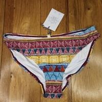 Fat Face Ladies Tribal Geo Bikini Bottom Size 12 - 12 Regular