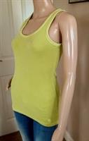 Fat Face Scoop Neck Rib Vest 'Apple Pie' Green Size 10 New With Tags - 10 Regular
