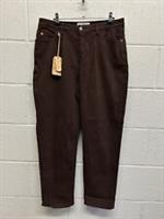 Fat Face Brown Denim Jeans Size 12 New with Tags RRP £59.00 - 14 Regular
