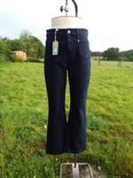 Dark Blue Denim Fly Flare Stretch Jeans FATFACE Size 14 R I/Leg 30" BNWT RRP £59 - 14 Regular