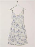 BNWT Fat Face Heidi Flamingo Dress - Blue Ivory - UK 6 R RRP £49.50 - 6 Regular