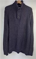 FAT FACE Mens Cotton Blend Chunky Knit Button Pullover Sweater XXXL - New - 3XL Regular