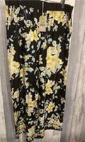 Fat Face Ladies Elasticated Floral Flared Trousers Pants Size 14 R New with Tags - 14 Regular