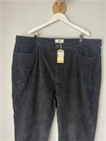 Fat Face Arden Cord Corduroy Boyfriend Trousers 24 Long BNWT new Black - 24 Regular