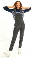 FAT FACE Lewes Cord Dungarees - Stormy Grey Size 12 RRP £65.00 New - 12 Regular