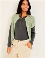 Fat Face Erika Green Knitted Kimono Cardigan Green Size 14 New WIthout Tags - 14 Regular