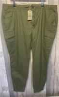 Fat Face Men's Green Elasticated Combat Cargo Trousers New with Tags Size 42 Reg - 42 Regular