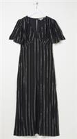 Brand new FATFACE Fat Face Copper & Black Iris Maxi Dress Sz 16 Short RRP £98 - 16 Regular