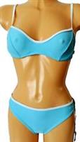 LADIES FAT FACE BIKINI SET BOTTOM TOP AQUA BLUE GREEN SWIMWEAR BEACH UK 8 BNWT - 8 Regular