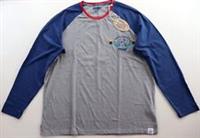 FAT FACE RETRO RALEIGH WORLD CHAMPIONSHIP RAGLAN LONG SLEEVE TOP 974050 MEN 3XL - 3XL Regular