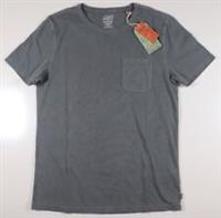 FAT FACE NATURAL DYE POCKET SHORT SLEEVE T-SHIRT TOP - GREY STONE - MEN S - S Regular