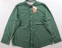 FAT FACE CLUSTER PRINT 100% COTTON LONG SLEEVE SHIRT - GRASS GREEN - MEN 4XL - 4XL Regular