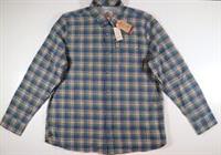 FAT FACE - PADBURY CHECK - COTTON MEN LONG SLEEVE SHIRT - BLUE 970015 - 2XL - 2XL Regular