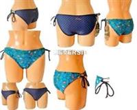 WOMENS FAT FACE REVERSIBLE BIKINI BOTTOM HIPSTER JADE NAVY SWIMWEAR UK 18 BNWT - 18 Regular