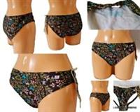 WOMENS FAT FACE BIKINI BOTTOM BROWN GREEN PINK HIPSTER BRIEFS UK 8 10 BNWT - 10 Regular