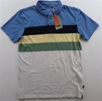 FAT FACE LYNTON CHEST STRIPE SHORT SLEEVE POLO SHIRT TOP - BLUE - MEN S L 3XL - S / L / 3XL Regular