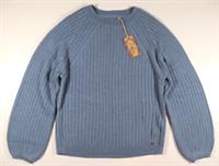 FAT FACE - EMMA JUMPER - RELAXED SOFT RIBBED KNIT - CHAMBRAY - WOMEN UK12 18 - UK 12 / UK 18 Regular