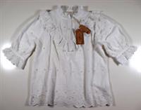 FAT FACE SIA BRODERIE LACE COTTON BUTTON DOWN BLOUSE TOP - WHITE - WOMEN UK10 - UK 8 Regular